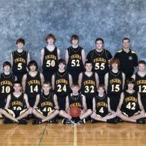 2009-2010 boys' 10th grade basketball team