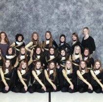 2009-2010 HHS girls' Varsity High Kick Dance team