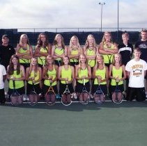 2014-2015 HHS Girls' Varsity Tennis team