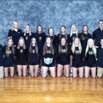 2015-2016 HHS Varsity girls' volleyball team