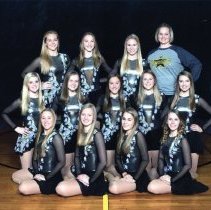 2016-2017 HHS Varsity Jazz dance team