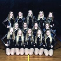 2016-2017 HHS girls' B Squad Jazz dance team