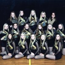2016-2017 HHS girls' Junior Varsity Kick team