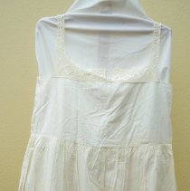 White cotton slip