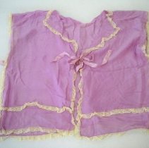 Lavender silk bed jacket