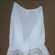 White maternity slip