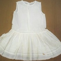 Girl's white cotton slip