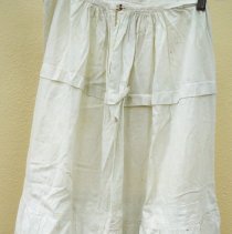 White cotton petticoat