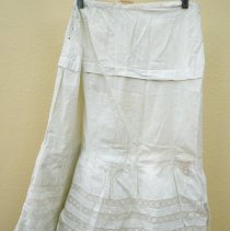 White cotton petticoat