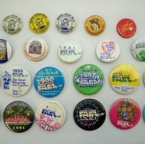 Minnesota State Fair button collection, 1970-1995