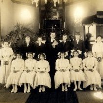 1911 Confirmation Class, St. John's Luth. Church, Helen Twp.