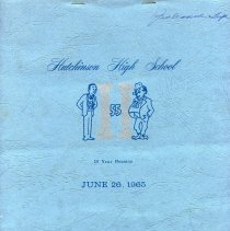 HHS Class of 1955 10 year reunion booklet