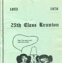 HHS Class of 1953 25 year reunion booklet