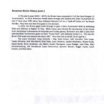 Brownton Bruins history