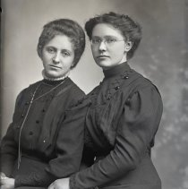 Ella E. Ewald (on right) and another, 1910