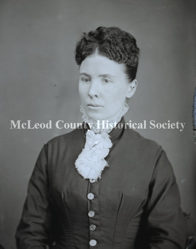 Negative, Glass Plate Miss Laura Nobles, c.1885 McLeod County