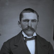 August Klopfleisch or unknown man, c.1885