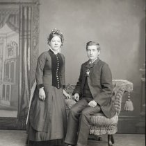 Anton Peik & wife, 1885