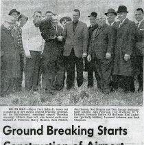 Ground breaking for the new Hutchinson municipal airport