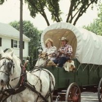 1983 Hutch Water Carnival Parade/covered wagon