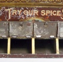 Metal spice cabinet