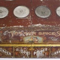 Metal spice cabinet