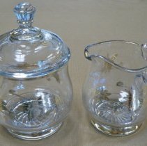 Sugar and creamer set
