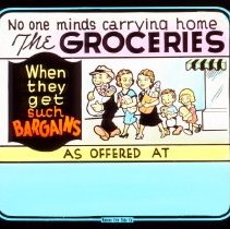 Grocery store advertising