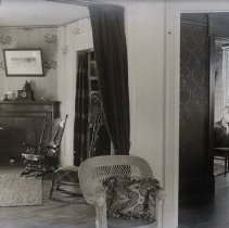 Luther W. Gilbert living room & dining room, c.1897