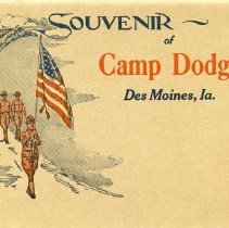 Souvenir Booklet of Camp Dodge, Des Moines, IA