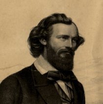 Asa Hutchinson lithograph, 1860