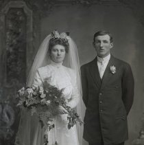 Ed Boesche & Emma Miller wedding, 1910