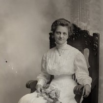 Mattie Hanson, graduation, 1910