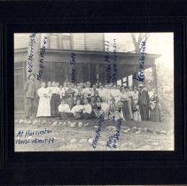 Group at Ellen Harrington's house, c.1910