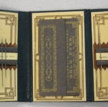 Tri-fold sewing needle holder