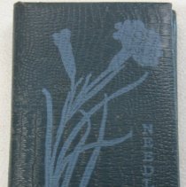 Tri-fold sewing needle holder