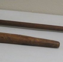 Two piece threshing flail