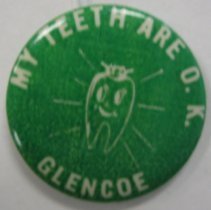 Green button with white letterings