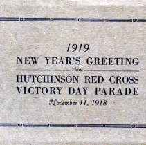 Red Cross Victory Day Parade, November 11, 1918 booklet