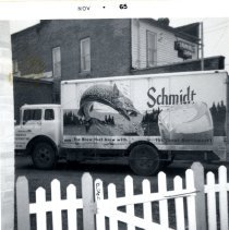 Schmidt beer delivery truck