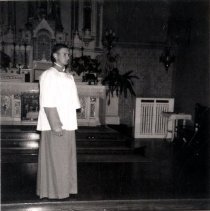 Altar boy David Horejsi