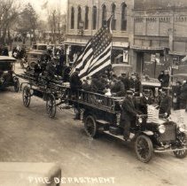Fire Truck in Victory Day Parade
