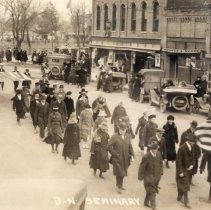 Danish-Norwegian Seminary Marchers in Victory Day Parade