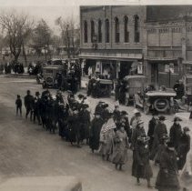 Marchers in Victory Day Parade