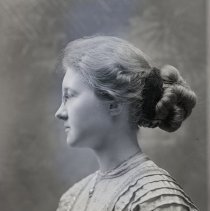 Profile; unknown woman, c.1910