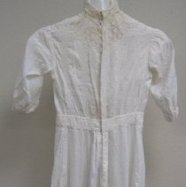 Long white cotton dress