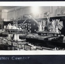 Display of Easter merchandise at Braun's Department Store