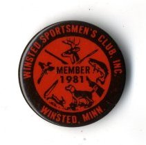 1981 Winsted Sportsmen's Club, Inc. member button