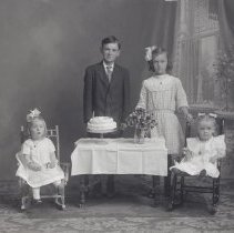 Children at a birthday celebration