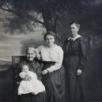 Four generations: 3 women & baby